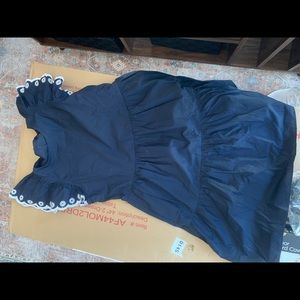 NWT J crew tiered embroidered ruffle sleeve dress